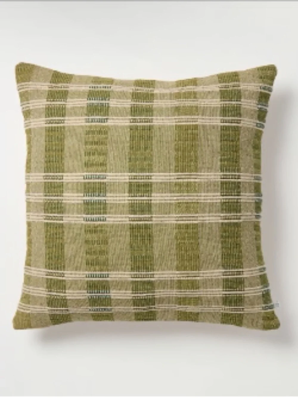 NEW Hearth & Hand Oversized Stripe Green Throw Pillow